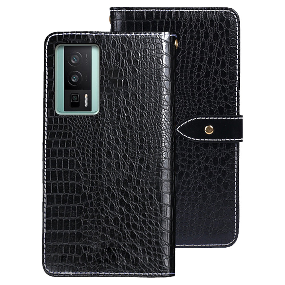 IDEWEI For Xiaomi Poco F5 Pro 5G Redmi K60 Pro 5G K60 5G Crocodile Texture PU Leather Flip Phone Case Wallet Stand Drop-proof Magnetic Clasp Phone Cover IDEWEI For Xiaomi Poco F5 Pro 5G Redmi K60 Pro 5G K60 5G Crocodile Texture PU Leather Flip Phone Case Wallet Stand Drop-proof Magnetic Clasp Phone Cover